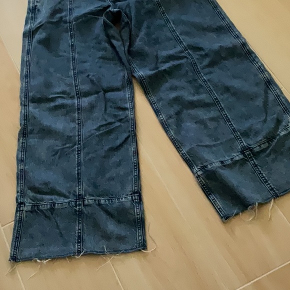 Rag & bone Arianna jeans, raw hem, wide leg, size 28 - Picture 4 of 7